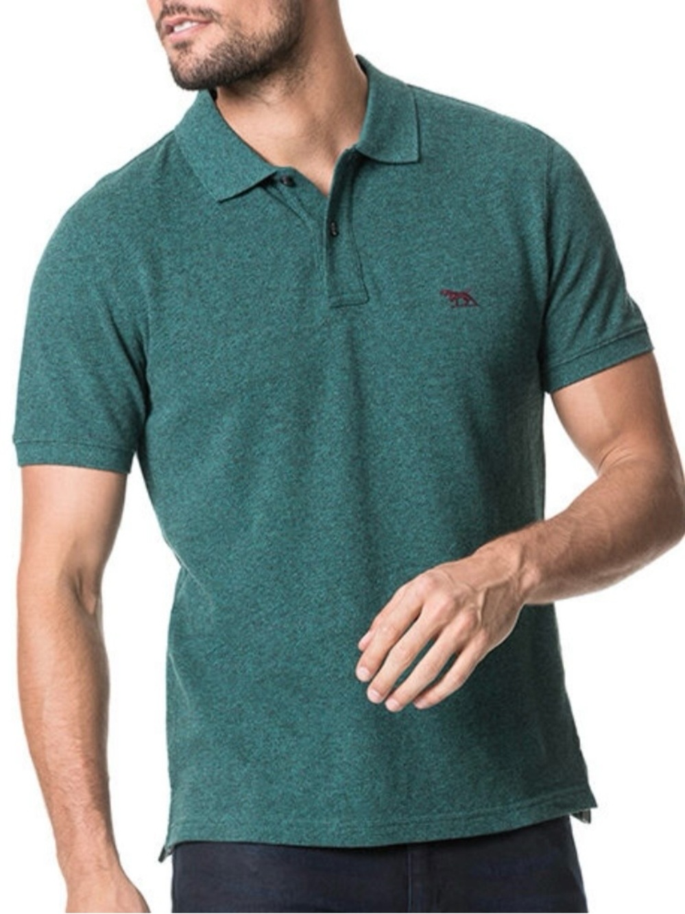 Rodd & Gunn The Gunn Polo Men’s Sports Fit Green Cotton Pique Shirt Large
